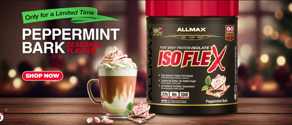 Allmax ISOFLEX - New Flavour Alert: Peppermint Bark - insidefitnessmag.com