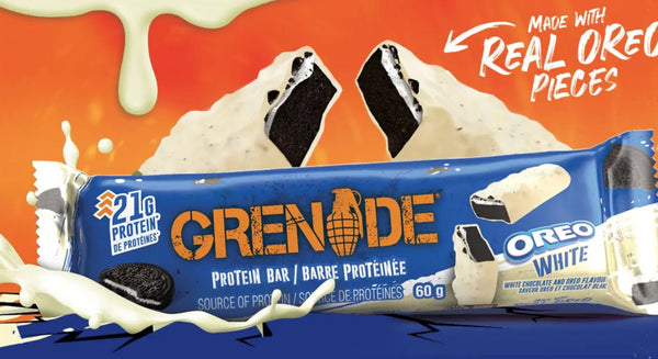 Dive into Deliciousness: The Oreo White Grenade Protein Bar Explosion! - insidefitnessmag.com