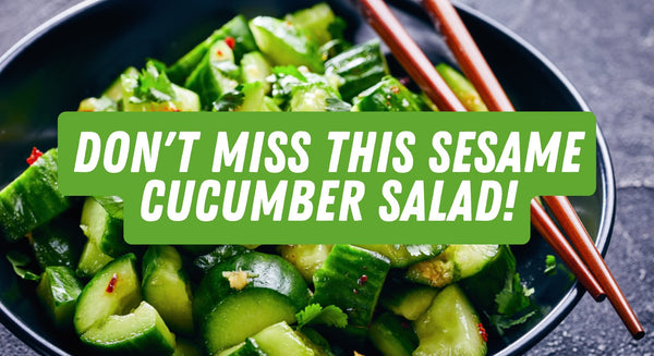Don't Miss This Sesame Cucumber Salad! - insidefitnessmag.com