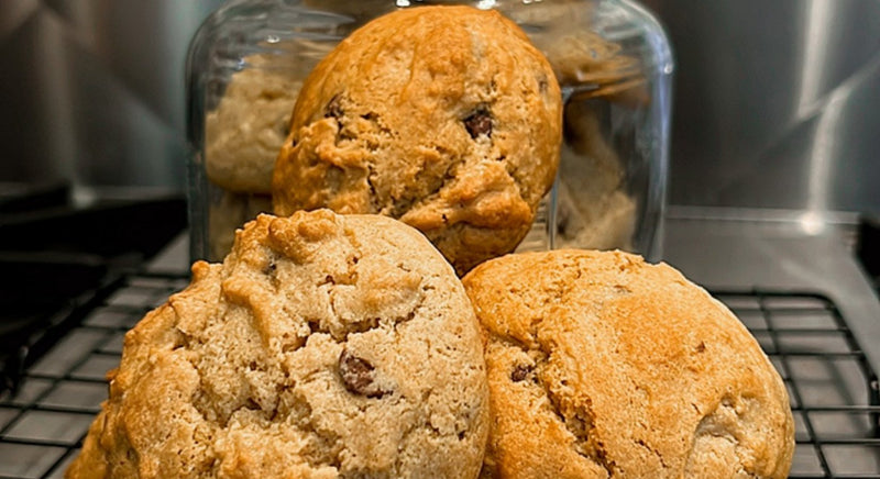 The Best Gluten-Free Peanut Butter • Chocolate Chip Protein Cookies - insidefitnessmag.com